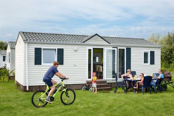 Mobilheim beim Camping in Middelkerke