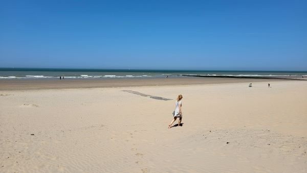 Camping an der Nordsee in Belgien beim Kustpark Strand Westende