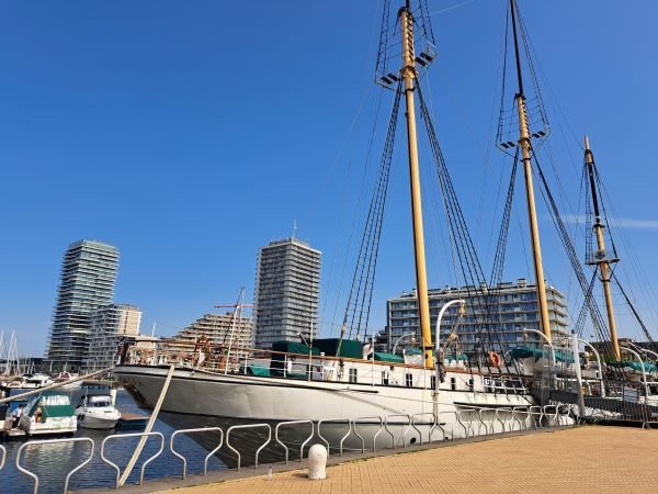 Segelschiff Mercator in Oostende